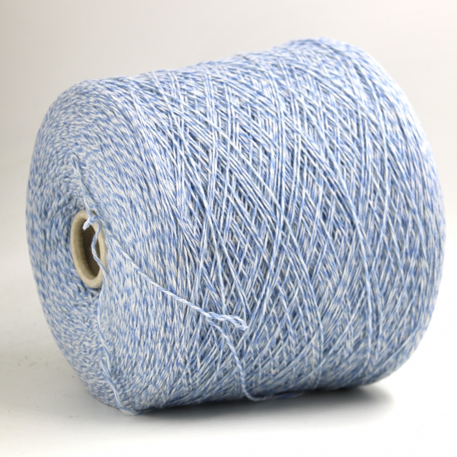 LAMBSWOOL SUPER 3/15 3513 бело голубой
