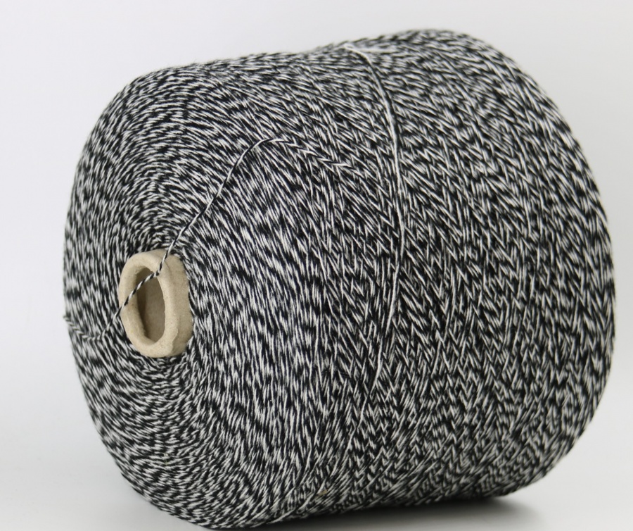 CASHMERE 2*2/28 ME1122  черно белый