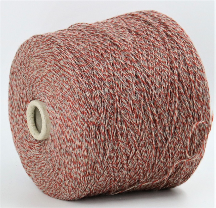 BABY ALPACA  60249 бордово бежевый микс