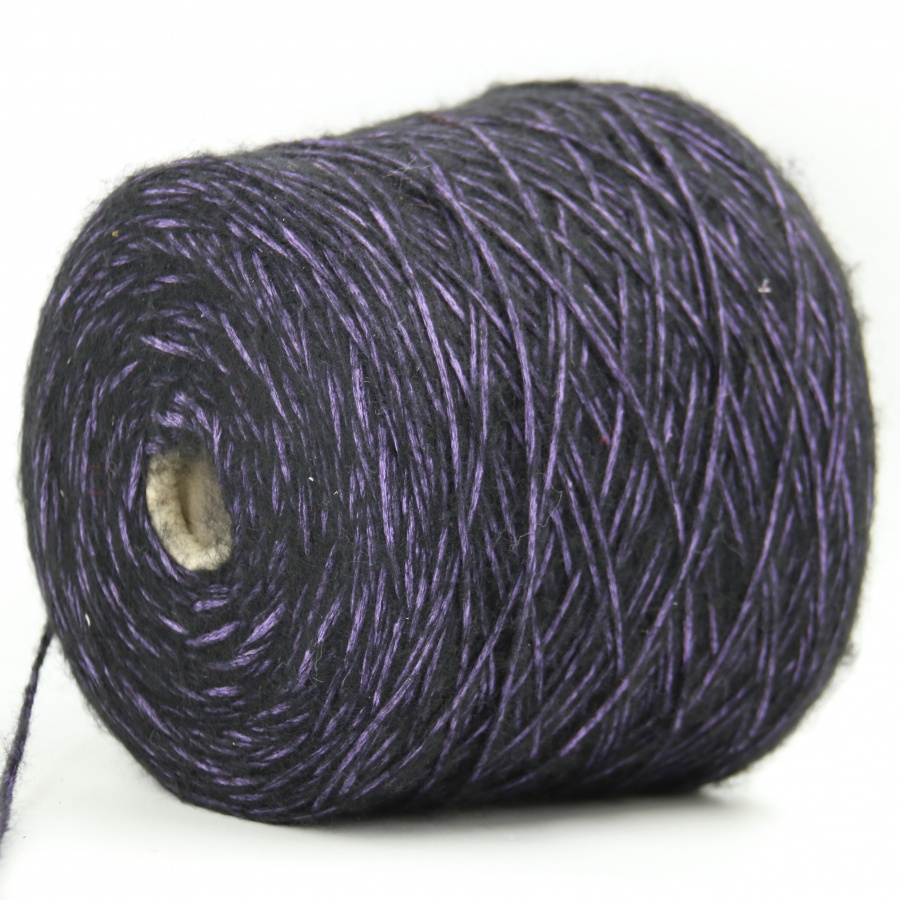 RECY-WOOL 4448 черная сирень  730 грамм