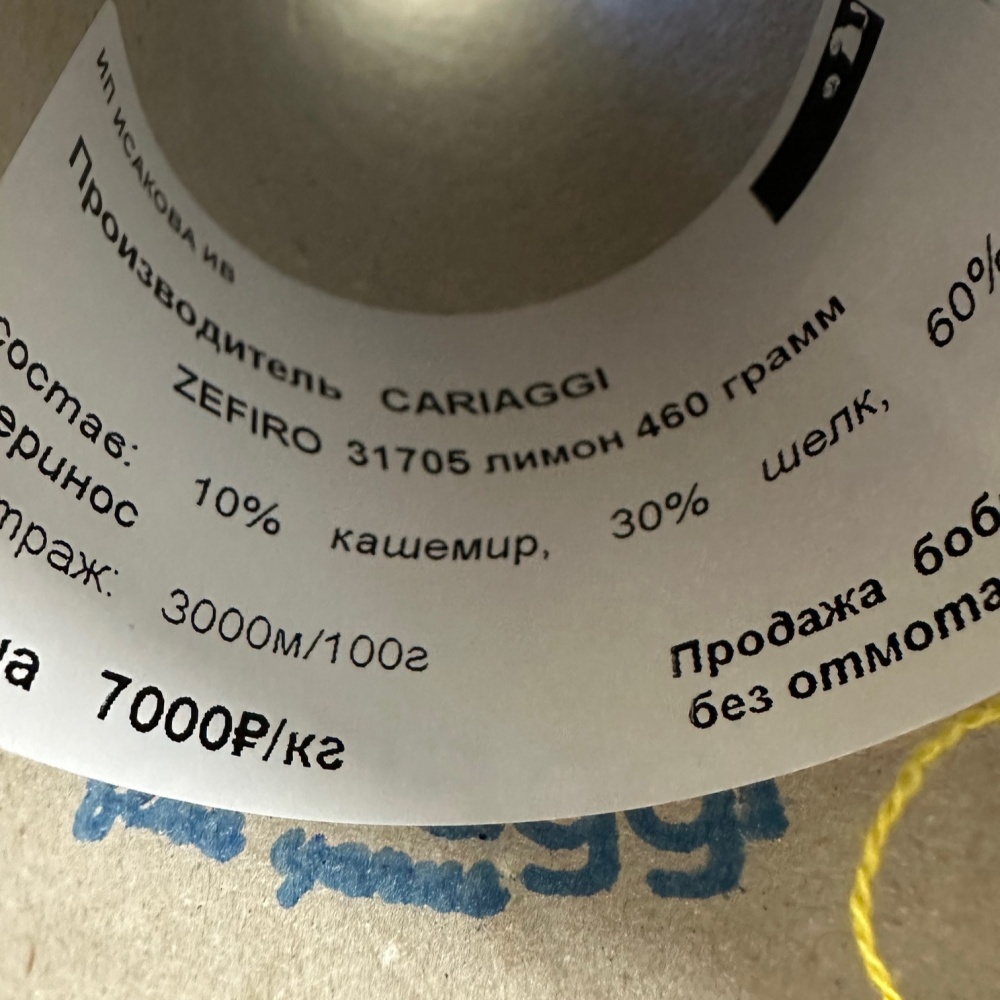 ЭТИКЕТКА на конус