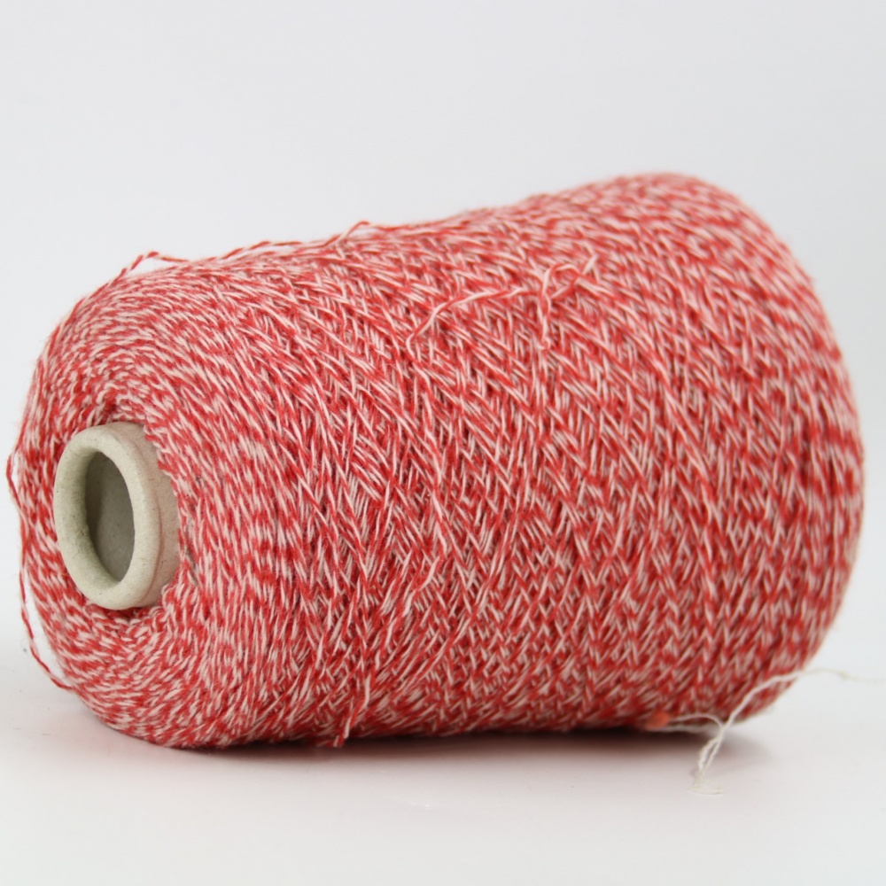 LAMBSWOOL SUPER  2/14 2353 красно белый 300 грамм