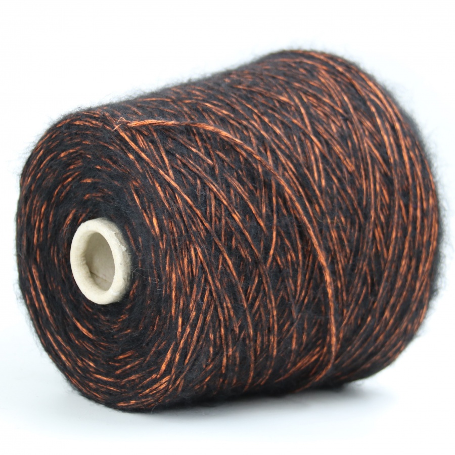 RECY-WOOL 4425 черный апельсин